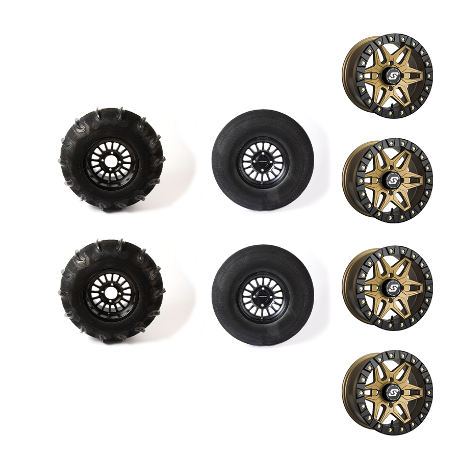Can-Am Pre-Mounted Wheel and Tire Set