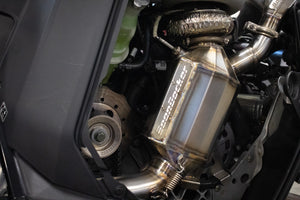BoonDocker's SideKick In the Tunnel and Stock Exit 9R, Matryx and AXYS 850 Muffler