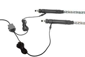 BoonDocker 3 foot Plug n’ Play Lighted Whip Kit for Polaris (2 Whips)